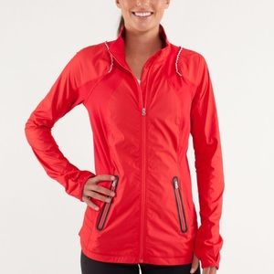 Lululemon red Running jacket